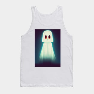 Cute ghost with big eyes Tank Top